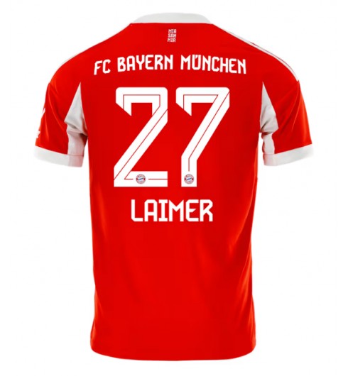 Bayern Munich Konrad Laimer #27 Domácí Dres 2025-26 Krátký Rukáv Bayern Munich Konrad Laimer #27 Domácí Dres 2025-26 Krátký Rukáv